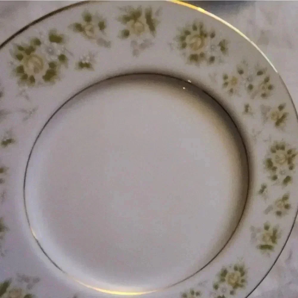 A set of 5 salad/dessert plates‎